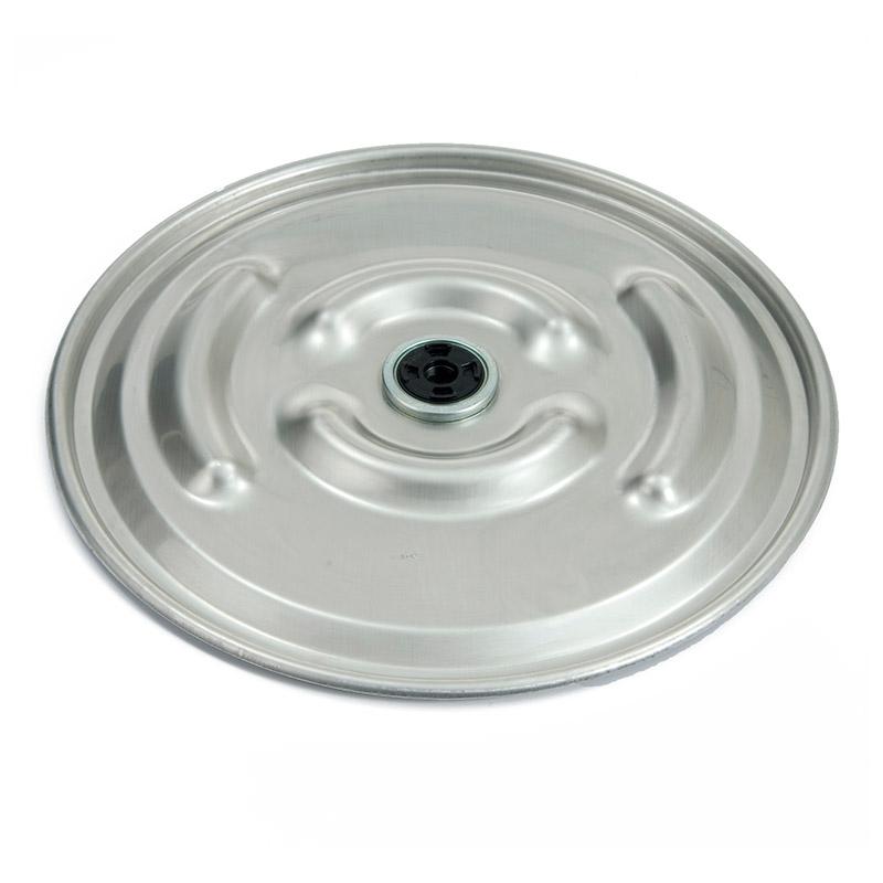 35901196 22 5/16in 316 SS Raised Bumpy Lid - 2in Rieke Vent